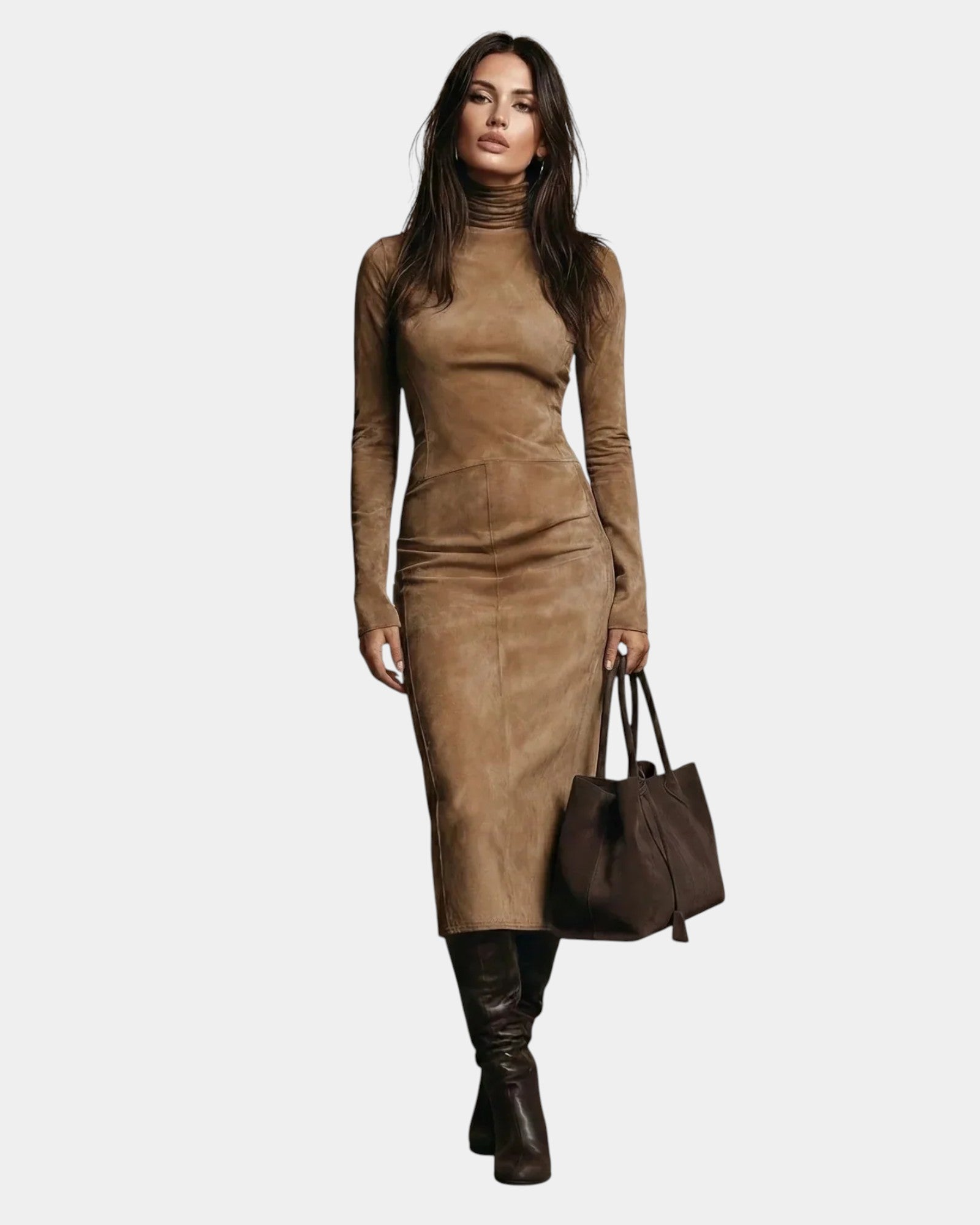 Cassidy | Velvet Midi Dress