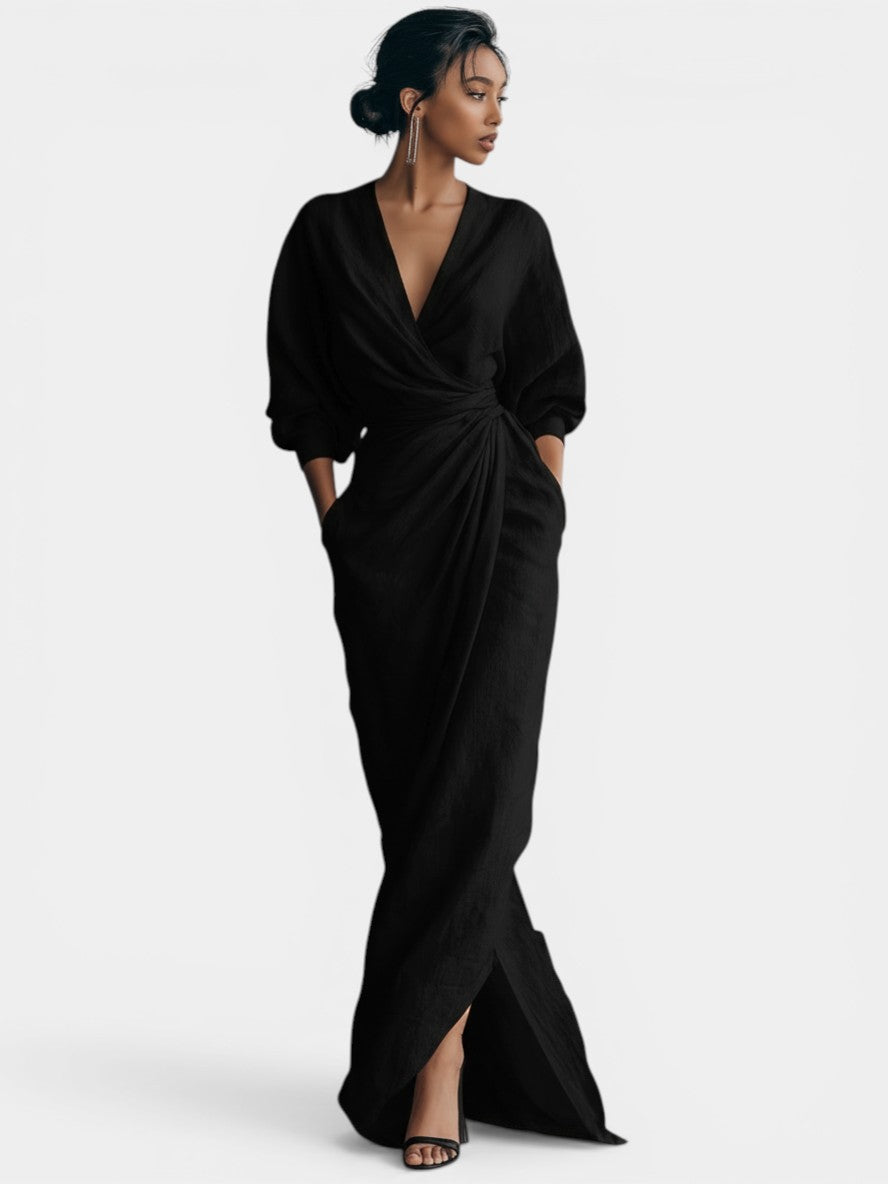 Molly | Minimalist Maxi Dress Pink