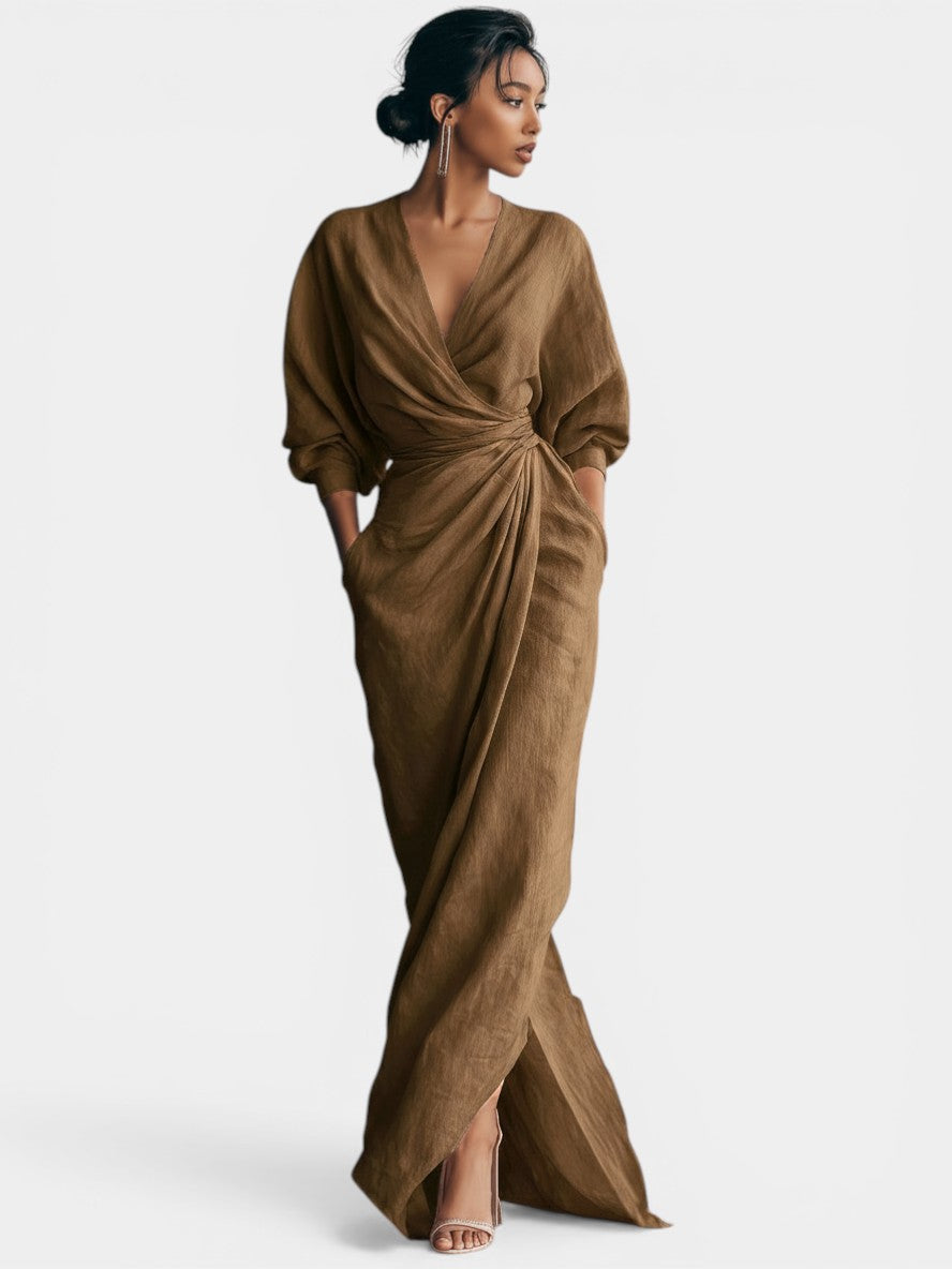 Molly | Minimalist Maxi Dress Pink