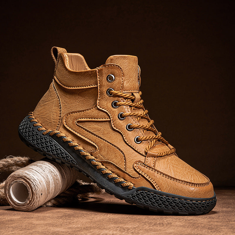 PABLO - botas de senderismo de cuero para hombre de alta calidad