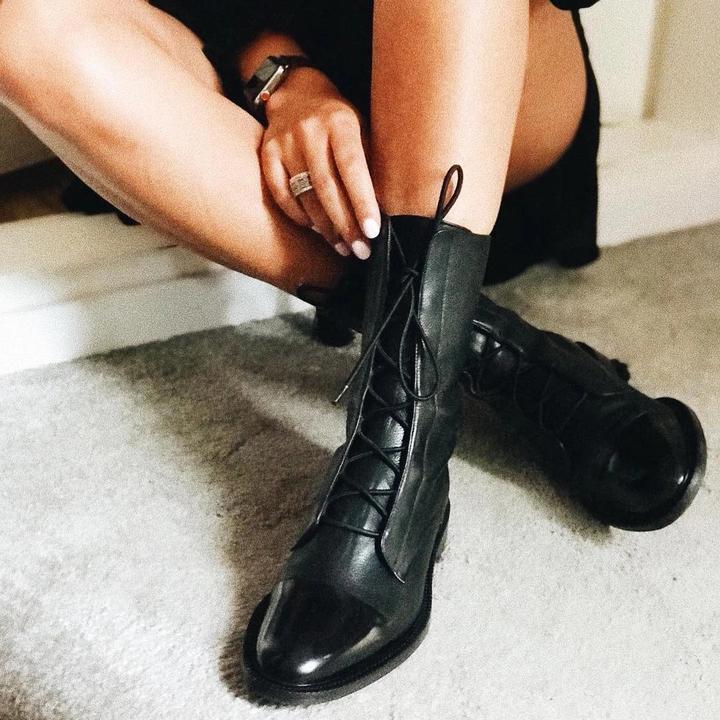 Ava | LACE-UP ANKLE BOOTS