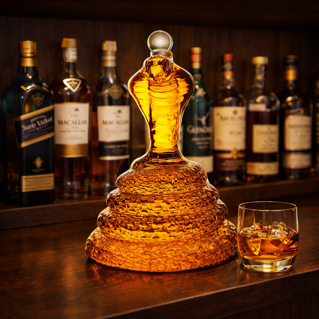 Cobra Edition Whiskey Bottle