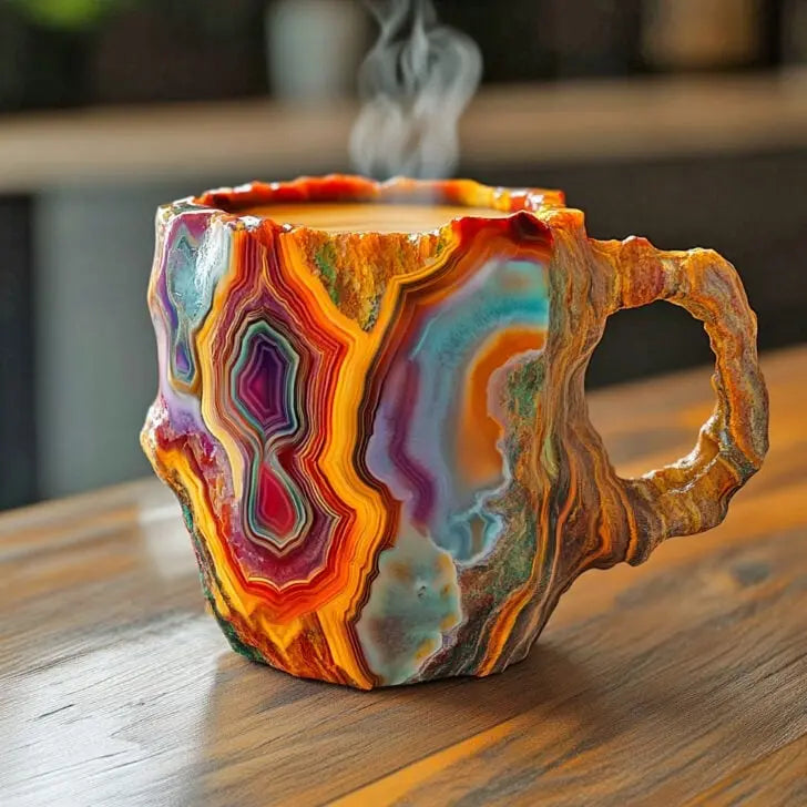 Mineral Glass Coffee Cups
