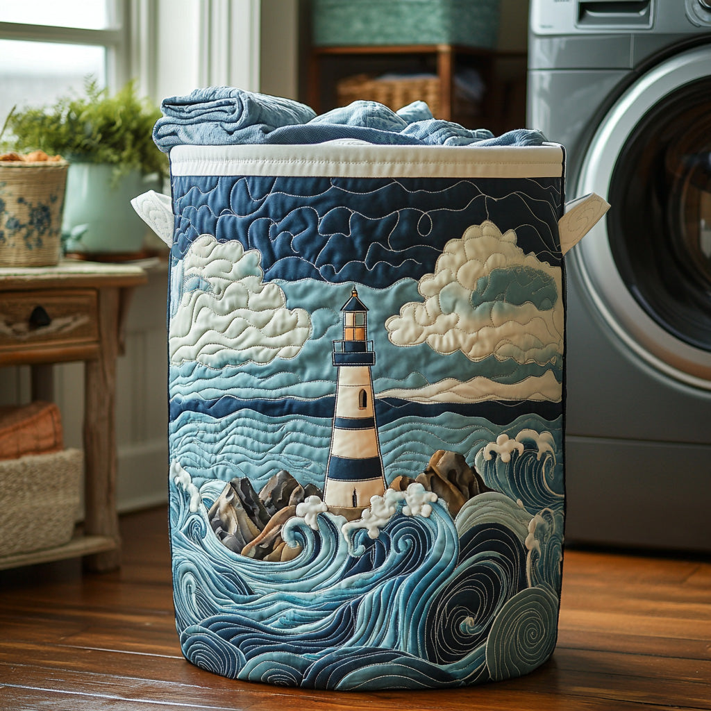 Nautical Glow Laundry Basket