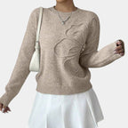 Ella | Knitted Floral Sweater