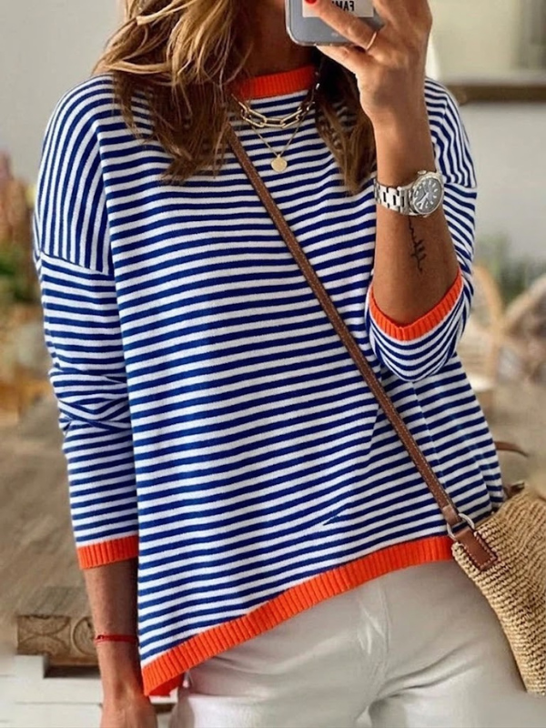 Sophie - Striped Long Sleeve Top aud