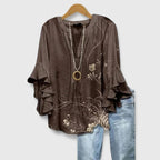 Isabella™ | Ruffle Sleeve Blouse canada