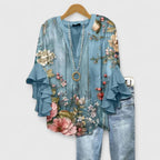 Isabella™ | Ruffle Sleeve Blouse canada
