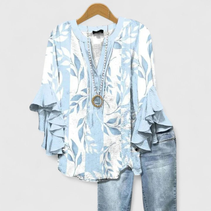 Isabella™ | Ruffle Sleeve Blouse canada