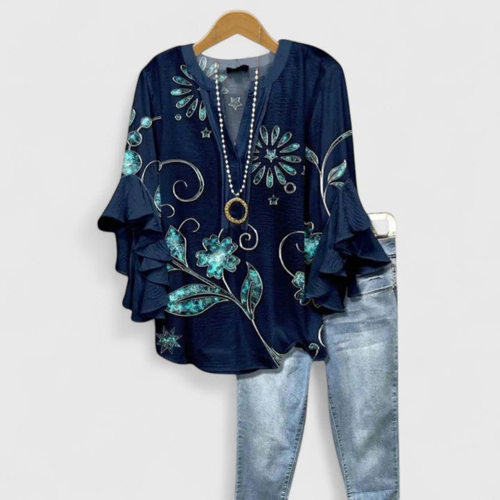Isabella™ | Ruffle Sleeve Blouse canada