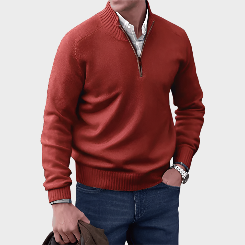 Oliver | Elegant Zip Sweater