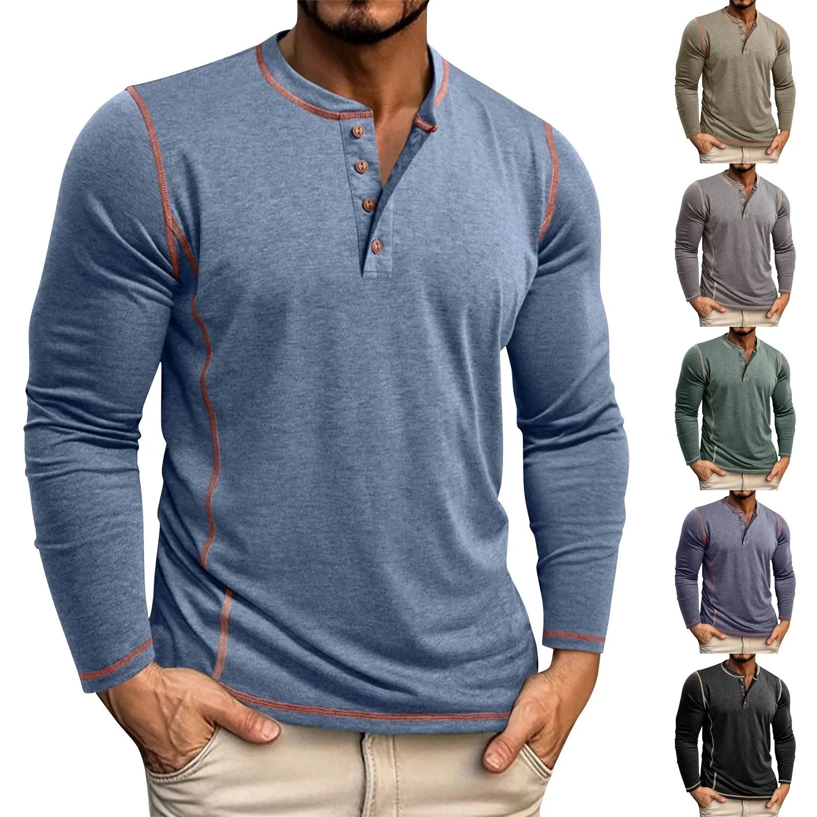 Marcel™ | Stijlvolle Heren Longsleeve holanda