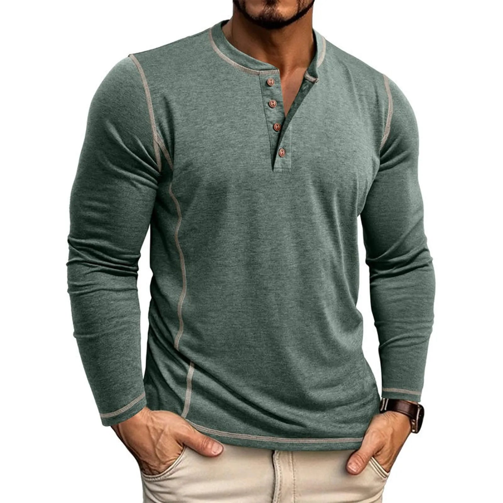 Marcel™ | Stijlvolle Heren Longsleeve holanda