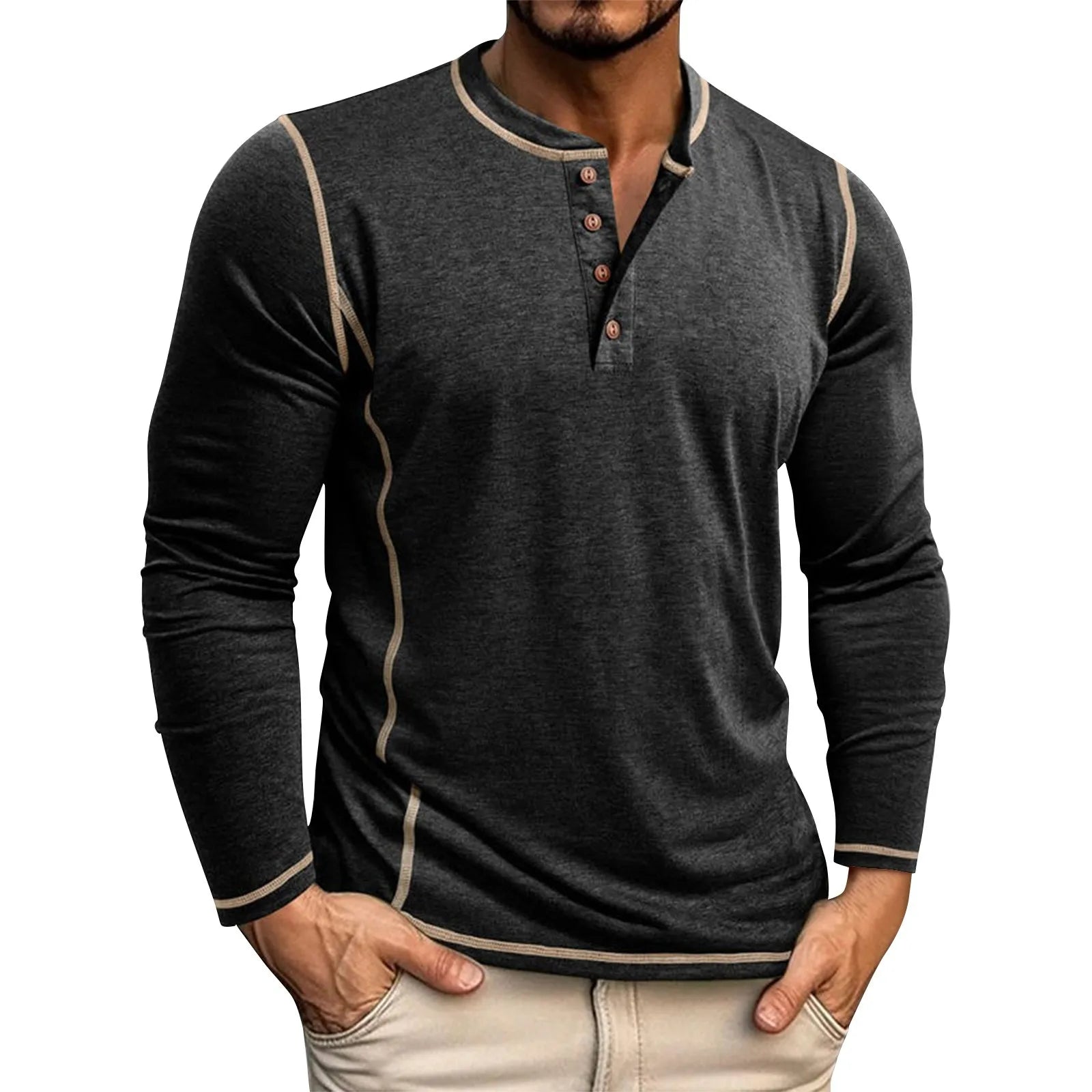 Marcel™ | Stijlvolle Heren Longsleeve holanda