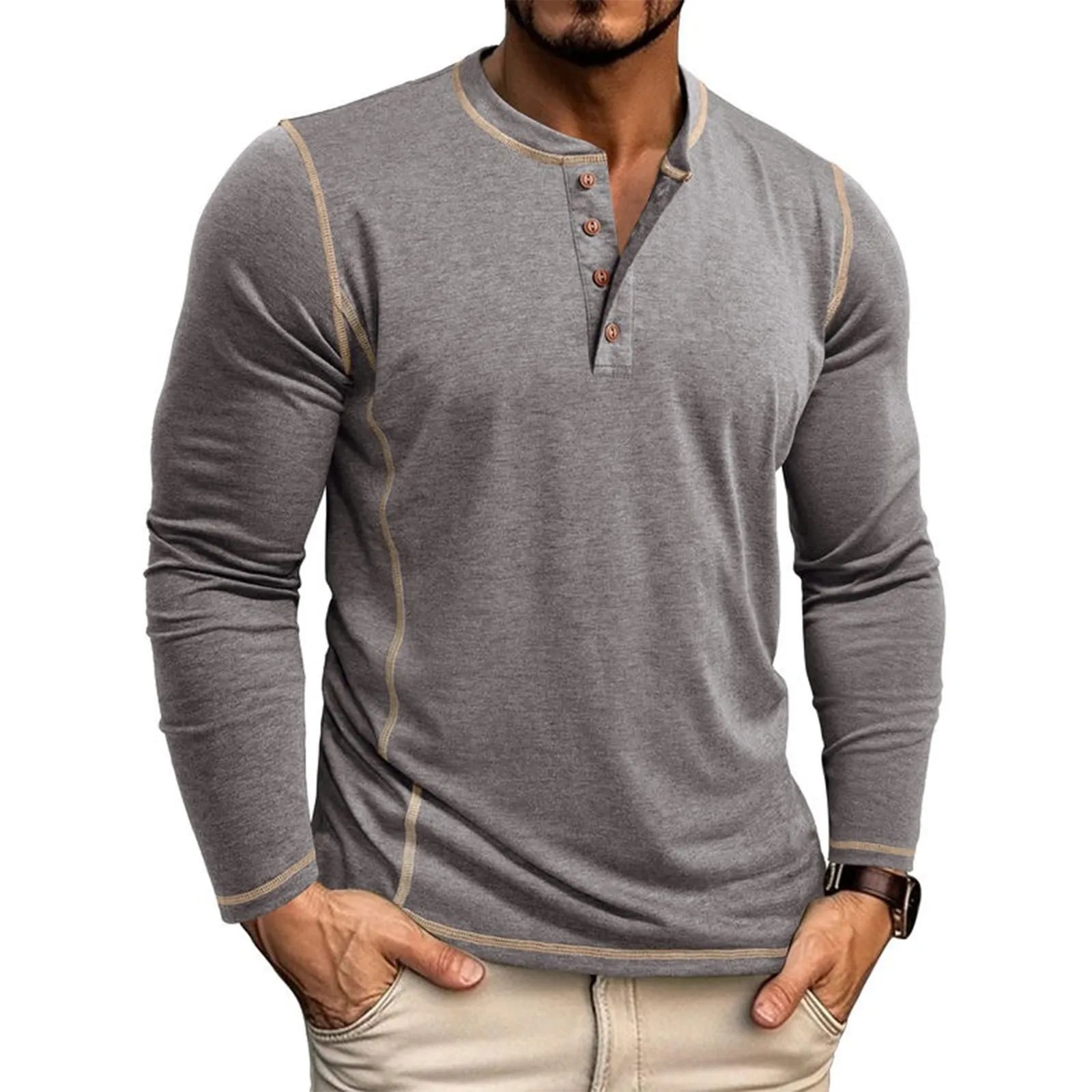 Marcel™ | Stijlvolle Heren Longsleeve holanda
