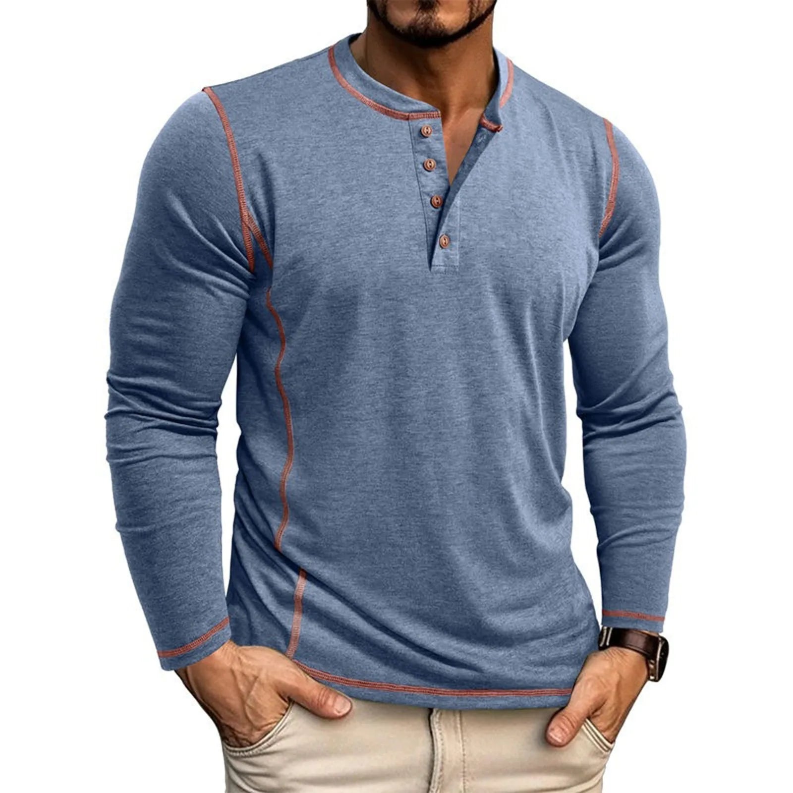 Marcel™ | Stijlvolle Heren Longsleeve holanda