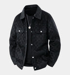 Mason | Checkered Suede Jacket
