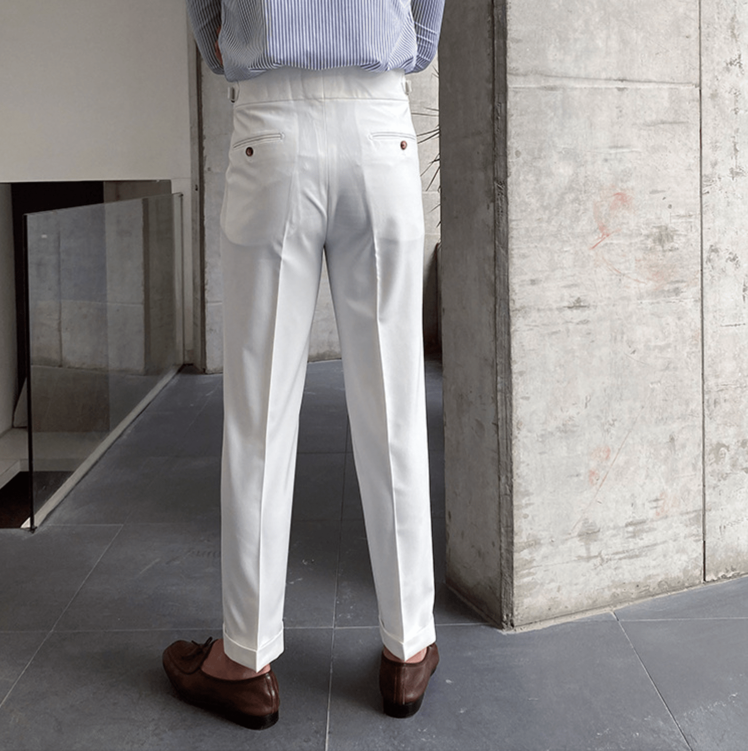 Edward | Elegant High-Waisted Pants
