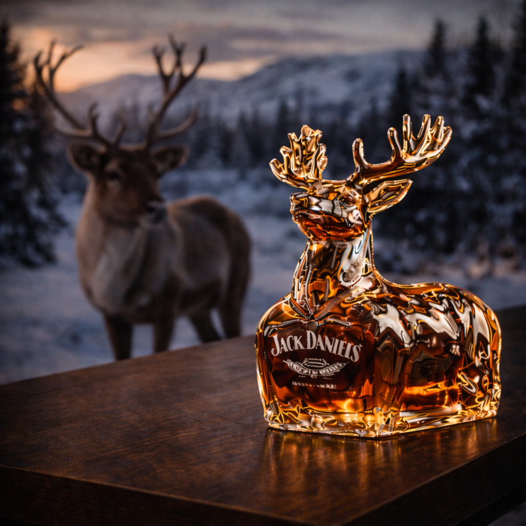Jack Daniel's Snowman Edition Whisky Bottle