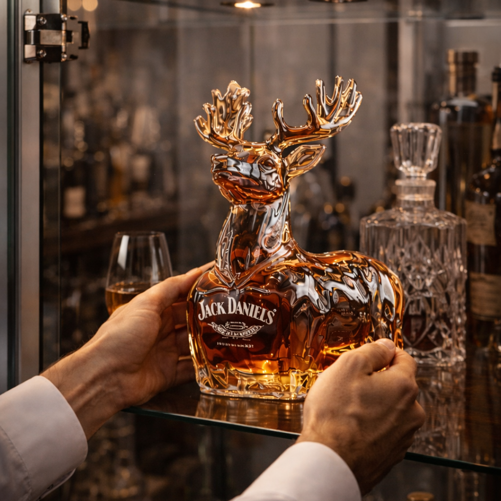 Jack Daniel's Snowman Edition Whisky Bottle