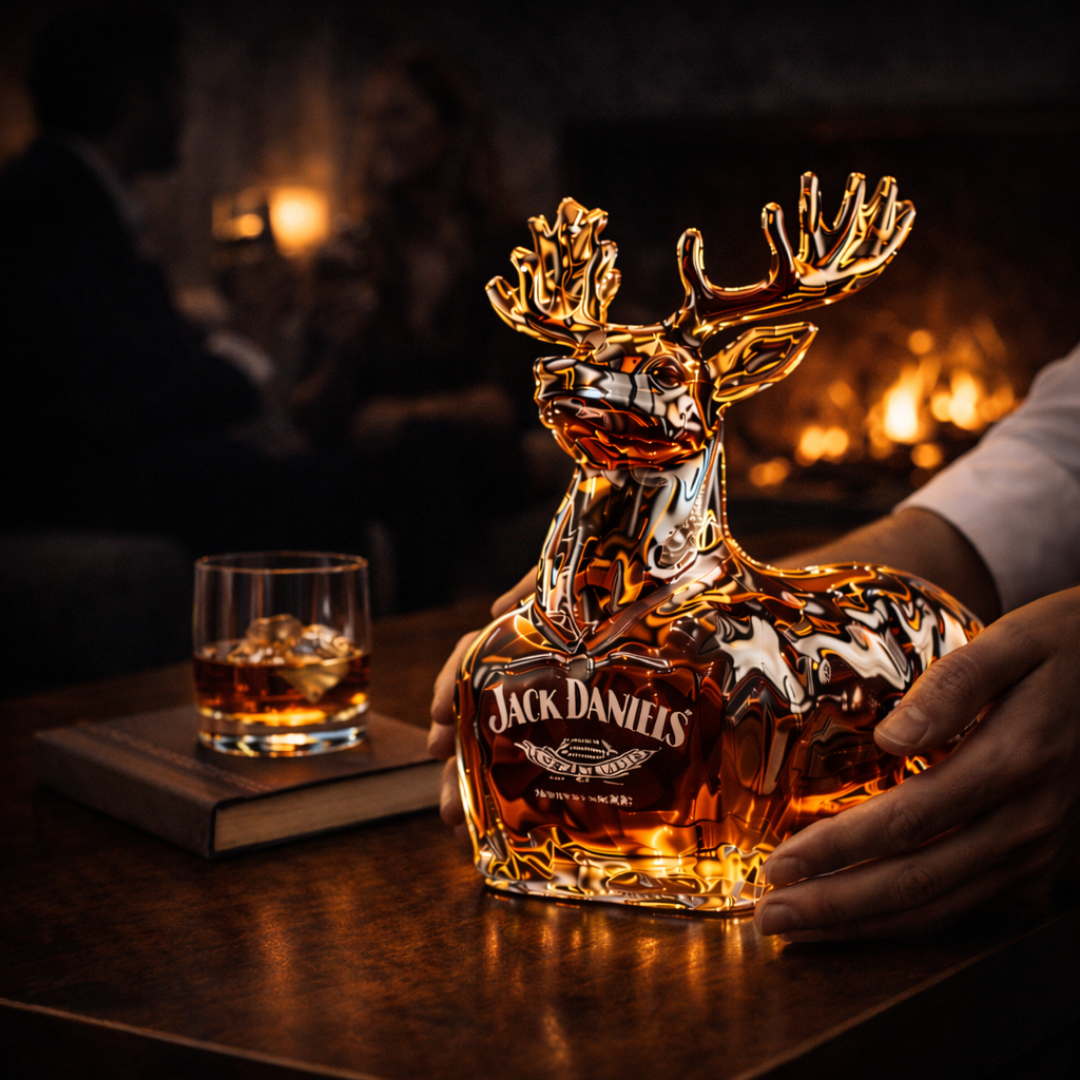 Jack Daniel's Snowman Edition Whisky Bottle