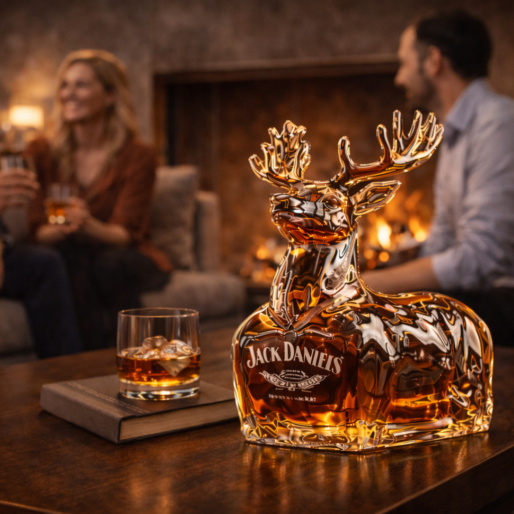 Jack Daniel's Snowman Edition Whisky Bottle