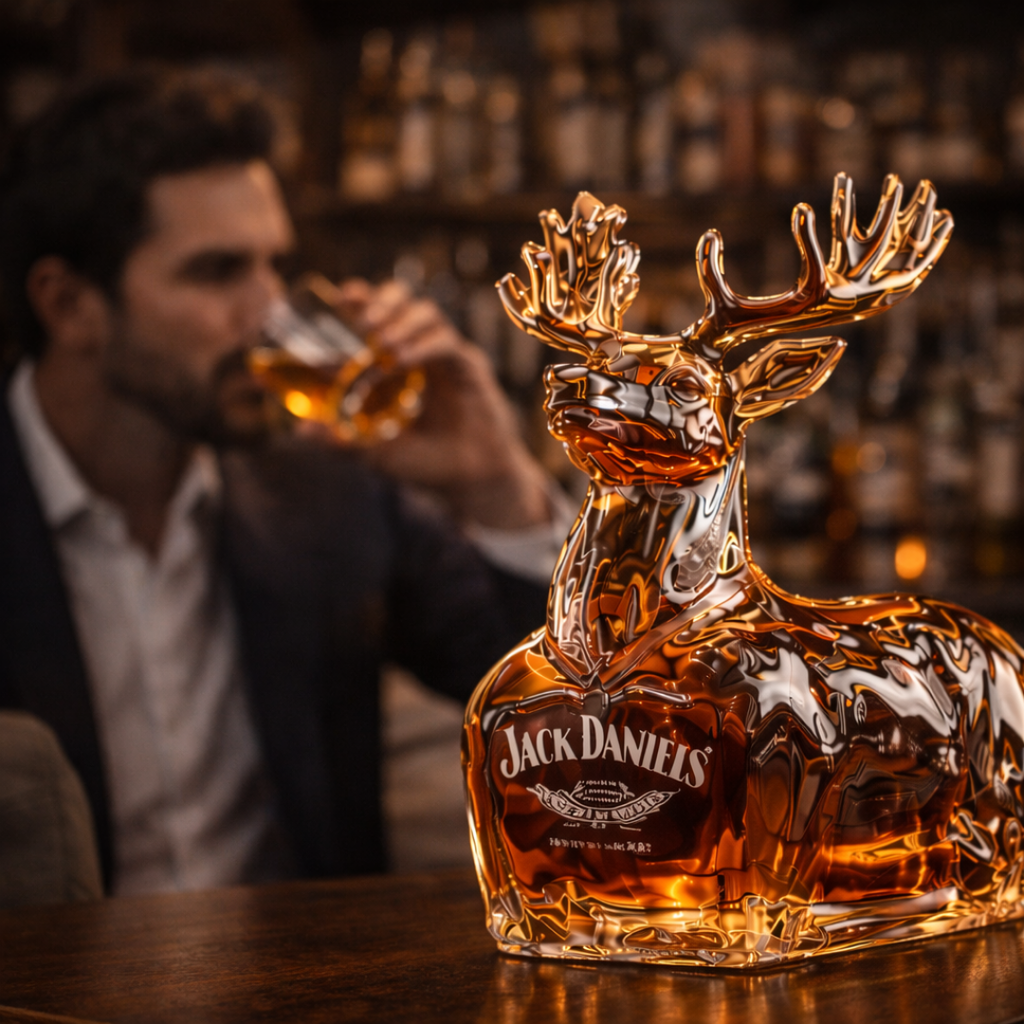Jack Daniel's Snowman Edition Whisky Bottle