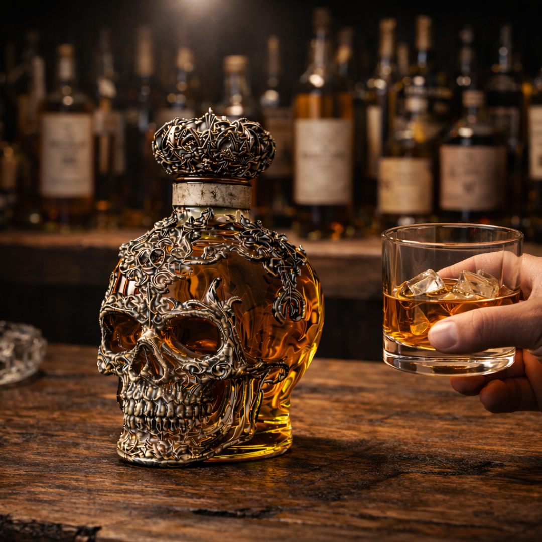 Skull Edition Whiskey Bottle