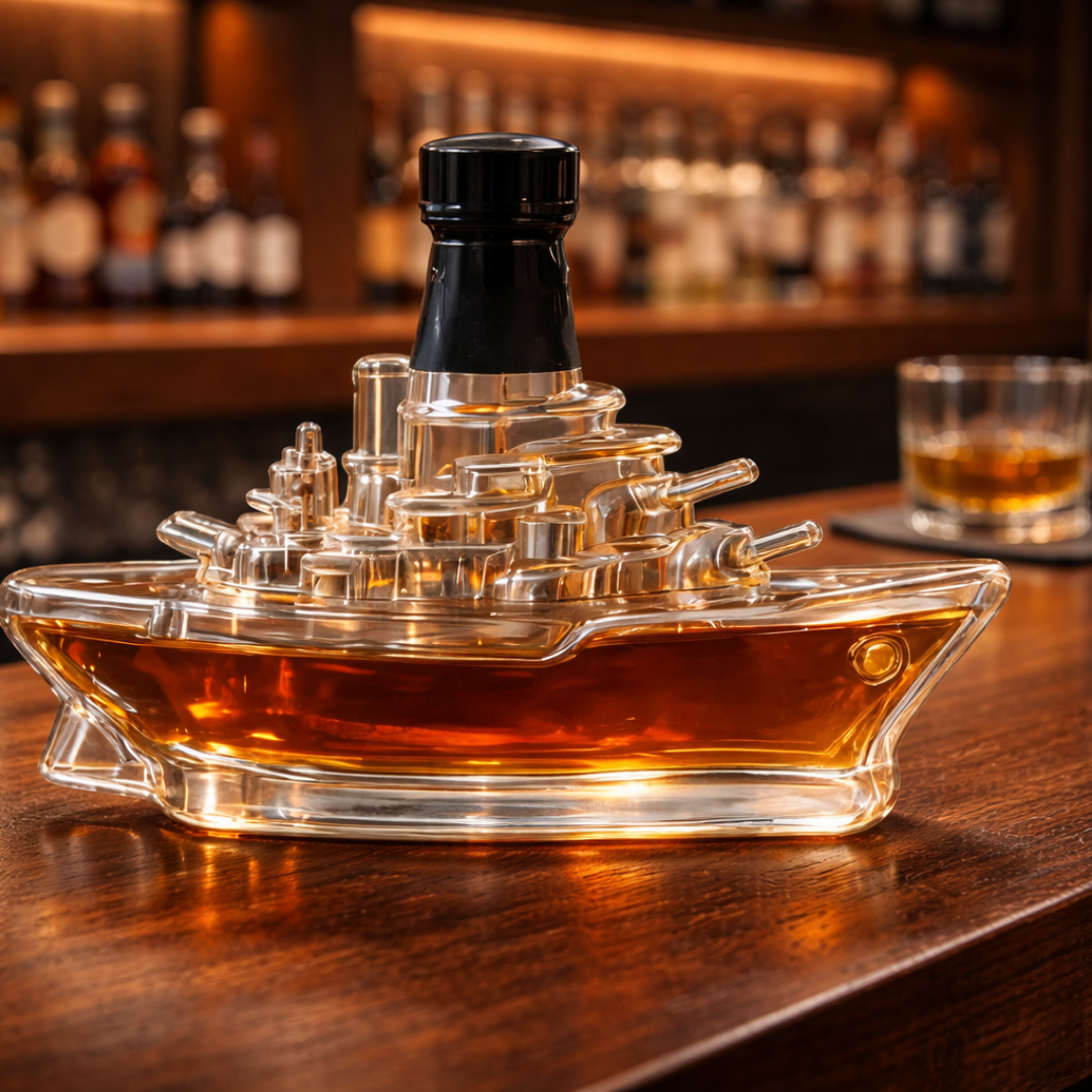 Marine Edition Whiskey Bottle