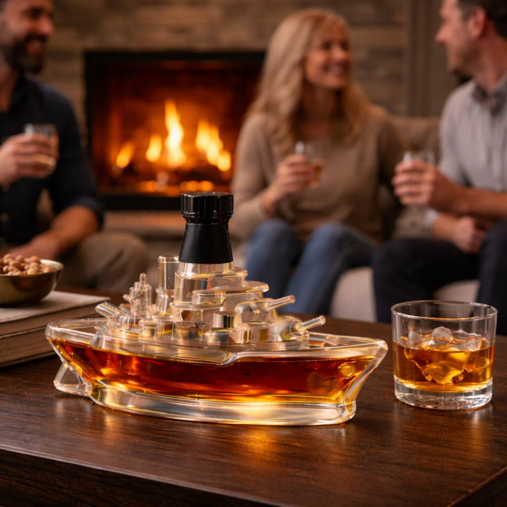 Marine Edition Whiskey Bottle