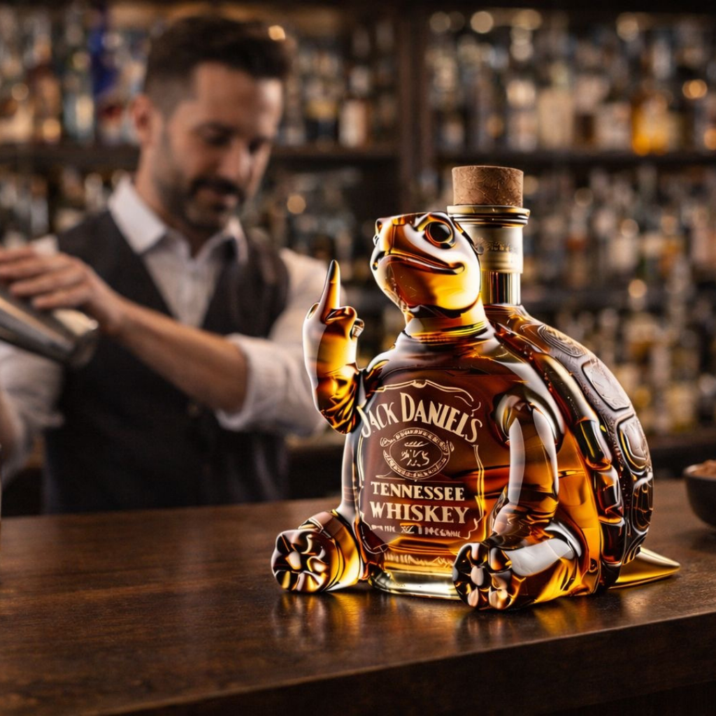 Jack Daniel's Turtle Edition Whisky Bottle