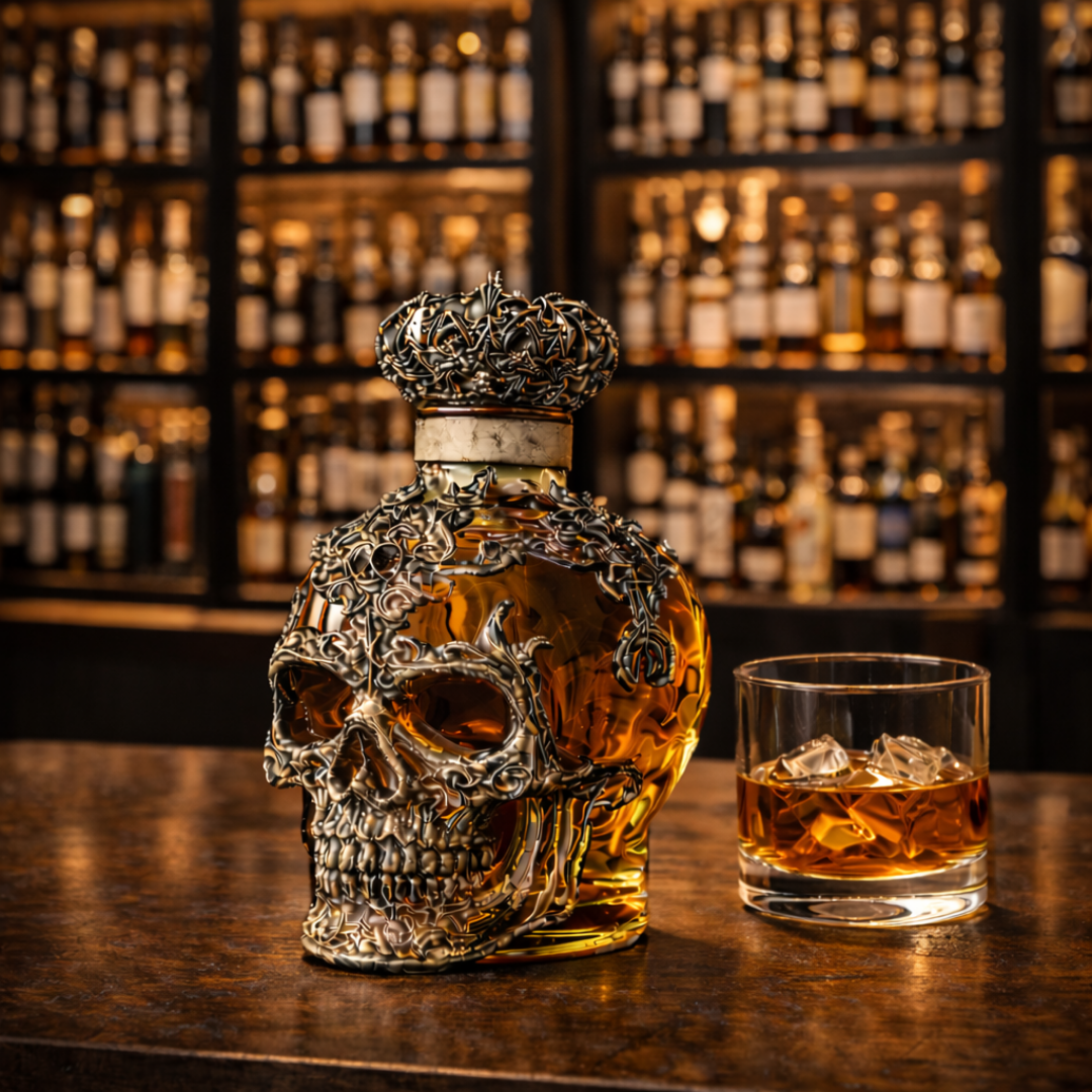 Skull Edition Whiskey Bottle