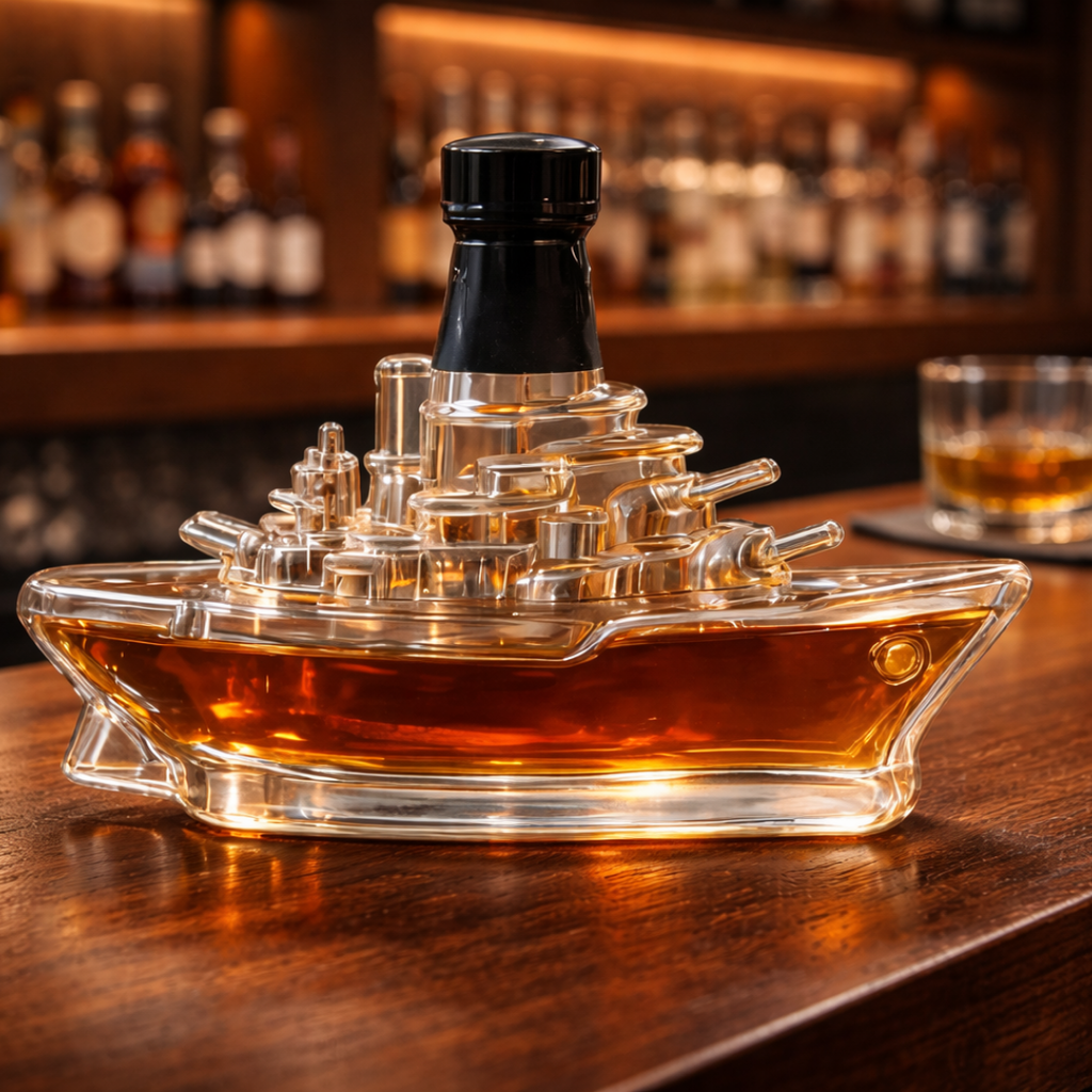Marine Edition Whiskey Bottle