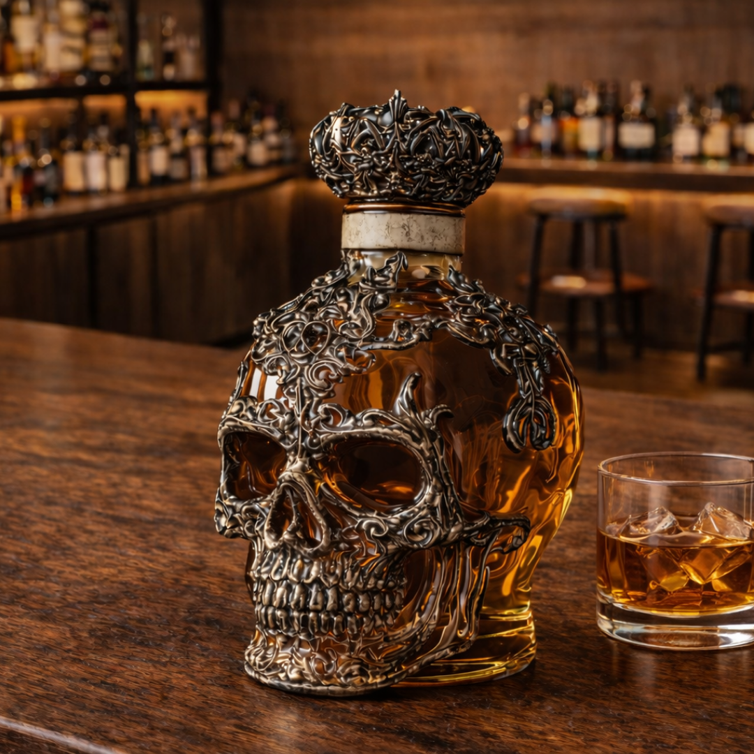 Skull Edition Whiskey Bottle