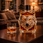 Wolf Edition Whiskey Bottle
