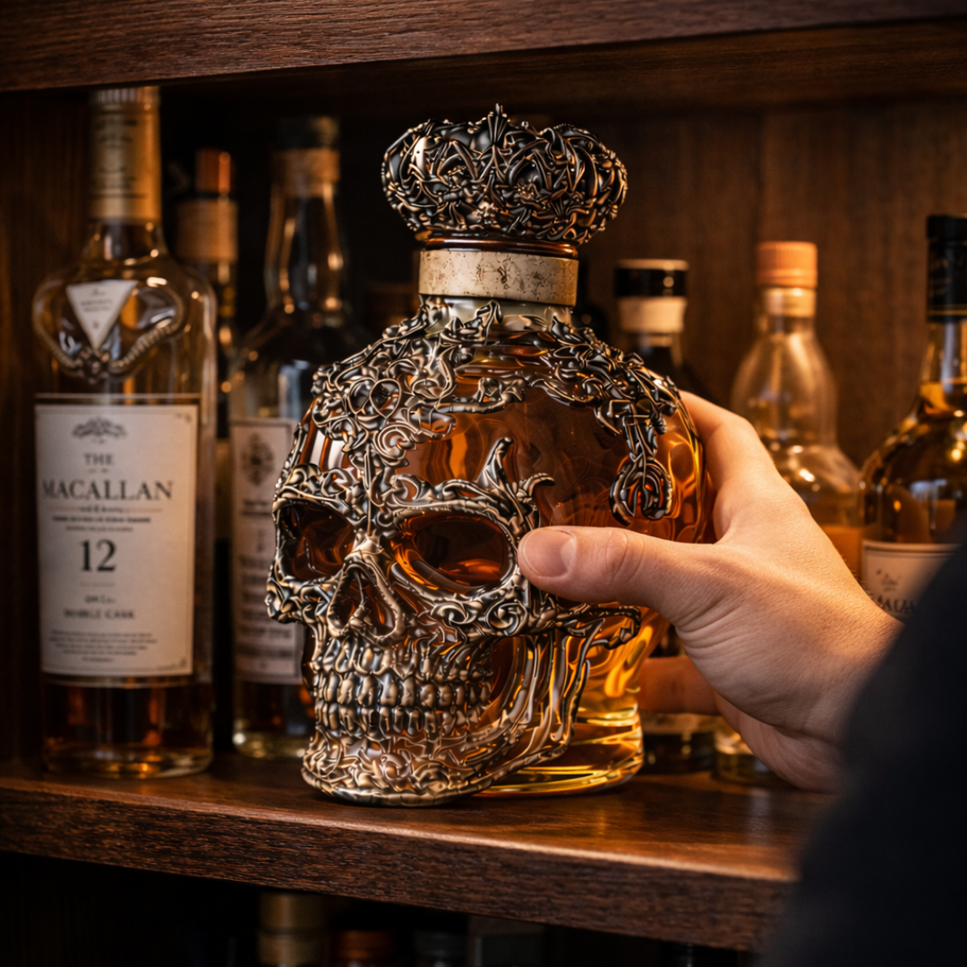 Skull Edition Whiskey Bottle