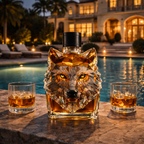 Wolf Edition Whiskey Bottle