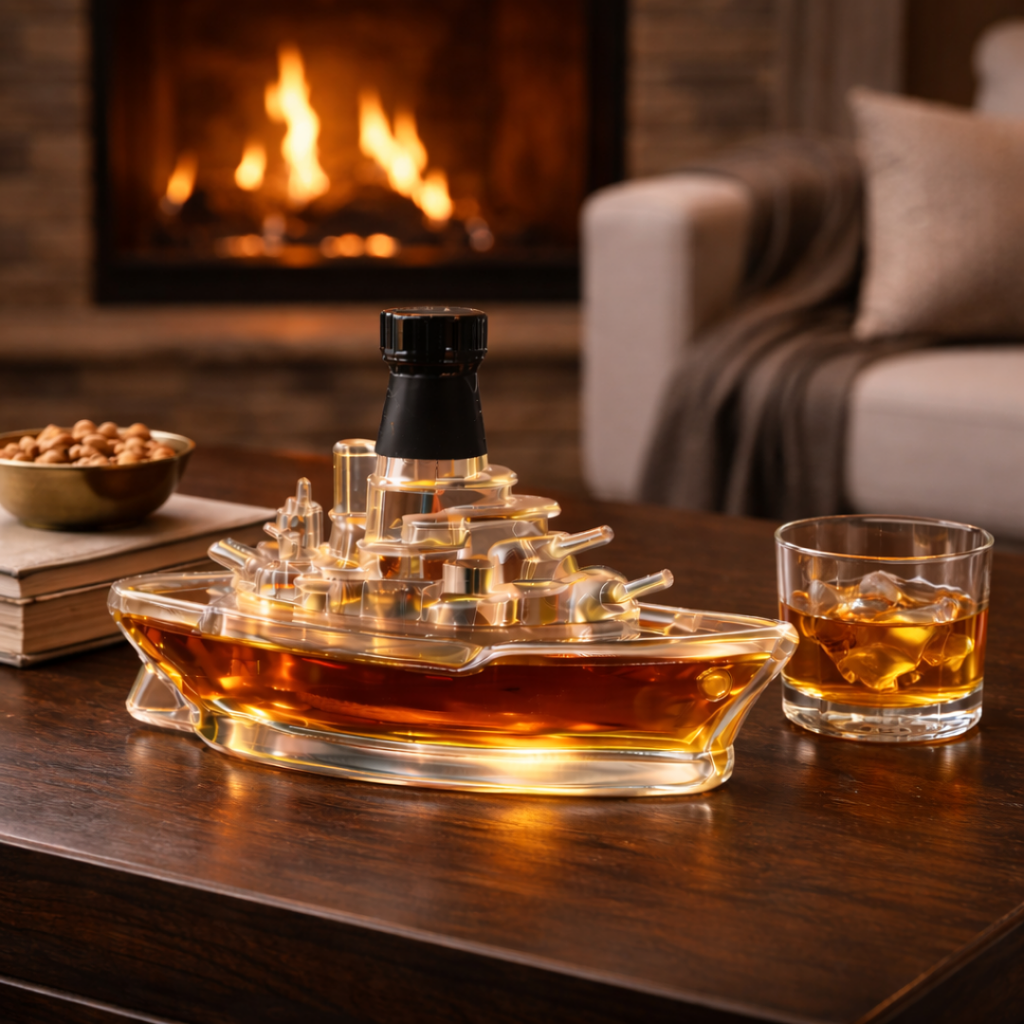 Marine Edition Whiskey Bottle