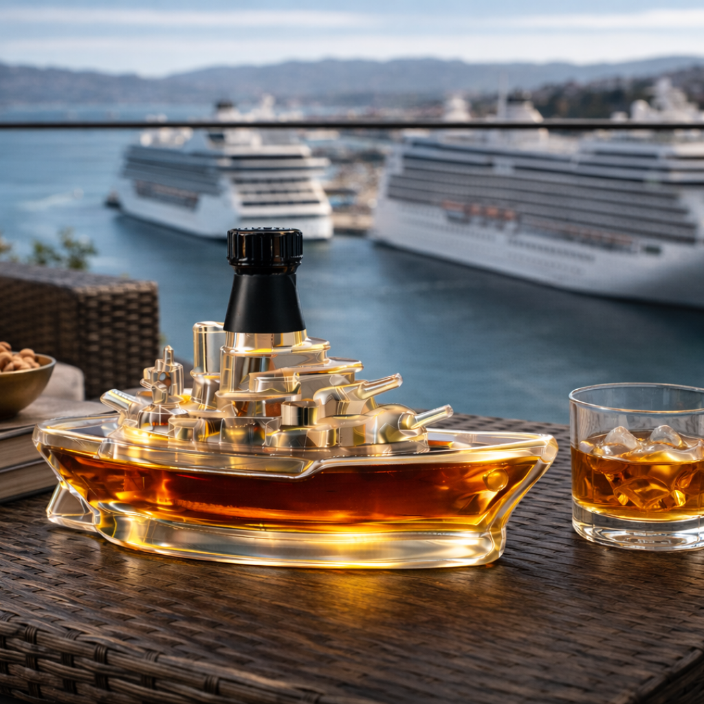Marine Edition Whiskey Bottle