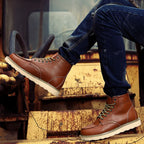 MARIO – botas retro de cuero genuino
