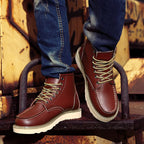 MARIO – botas retro de cuero genuino