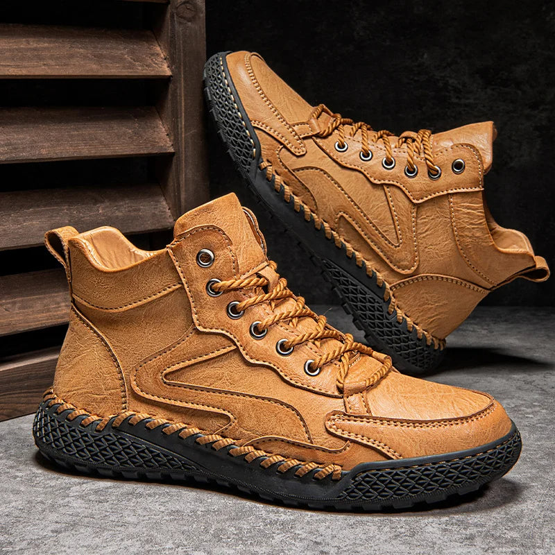 PABLO - botas de senderismo de cuero para hombre de alta calidad