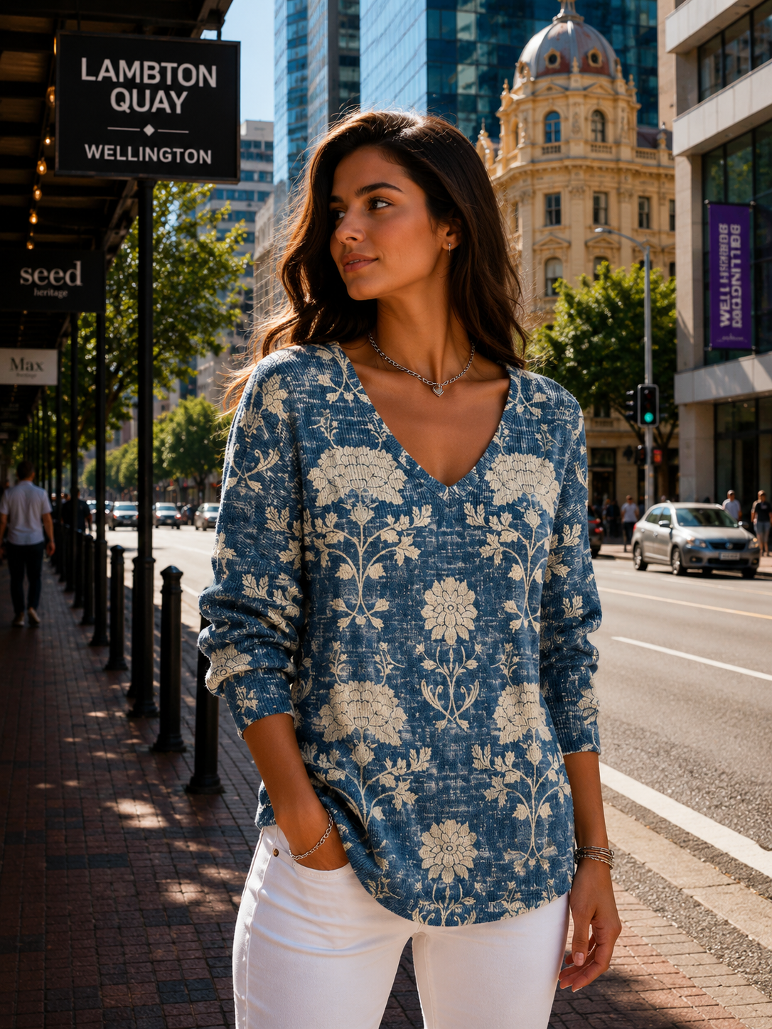 Luna | V-Neck Sweater