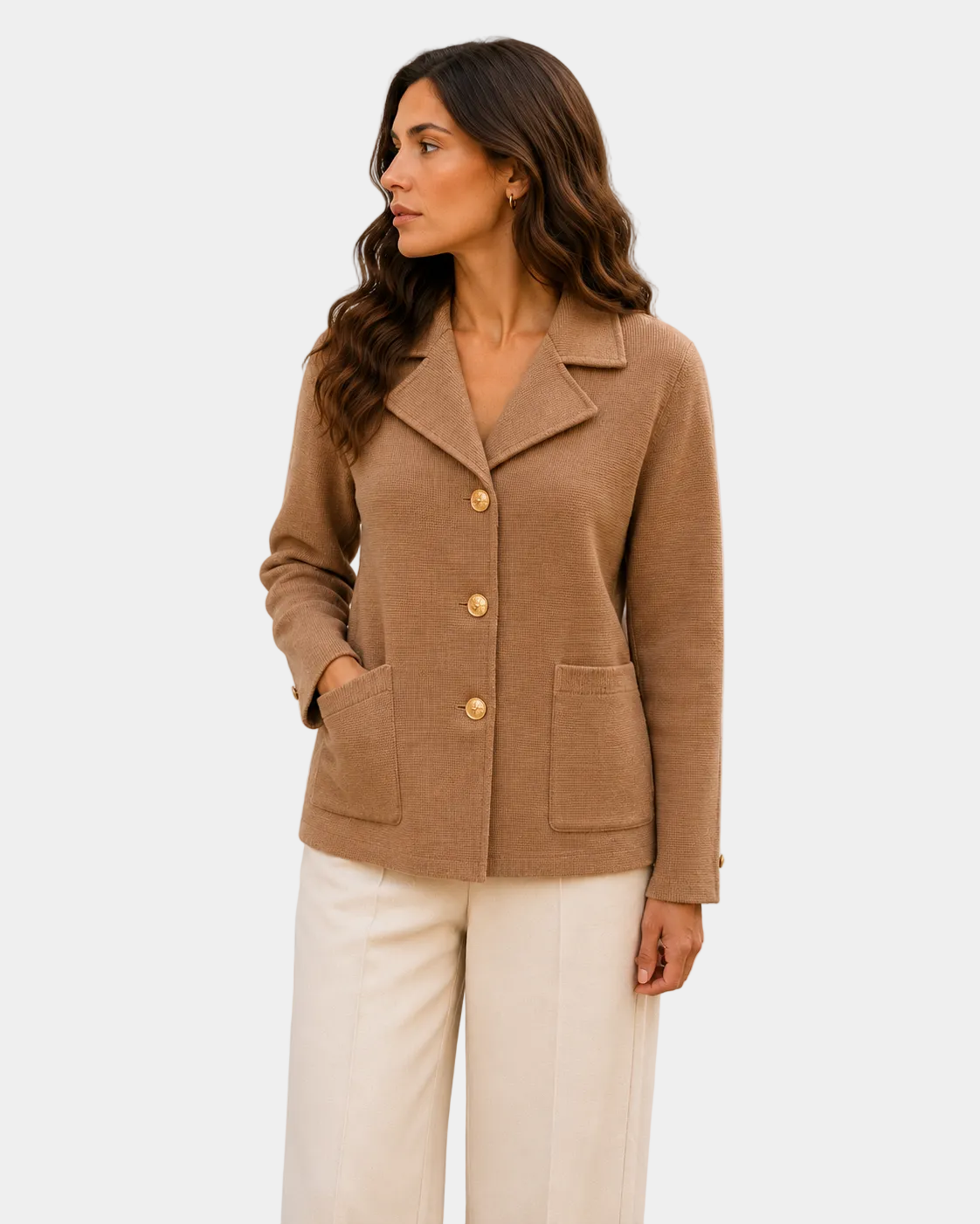 Sadie | Merino Wool Knit Cardigan