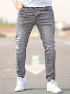 Alex | Trendy Ripped Slim Jeans