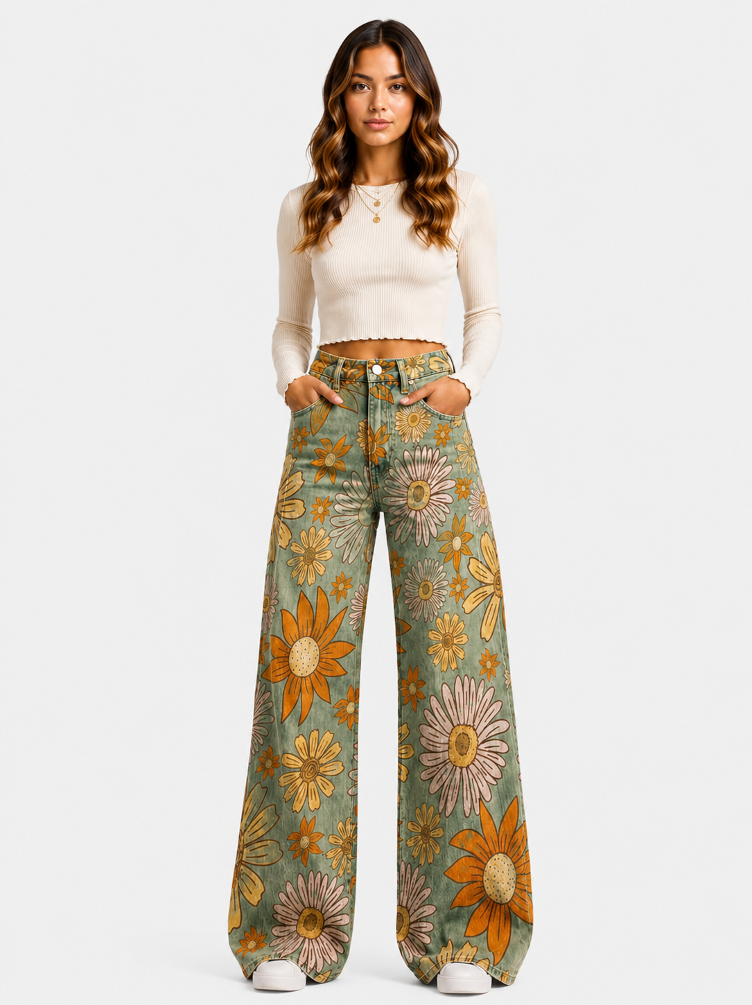 Harper | Floral Palazzo Pants