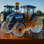 Whiskey Bottle Designed as a Classic New Holland T7 Tractor