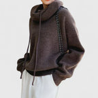 Zoe | Cozy Sweater with High Collar and Hood