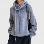 Zoe | Cozy Sweater with High Collar and Hood