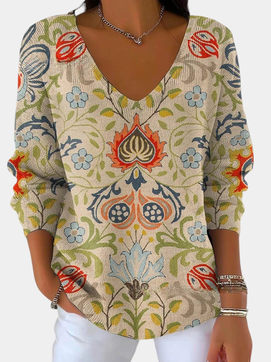 Madison | Knit Sweater with V-Neck